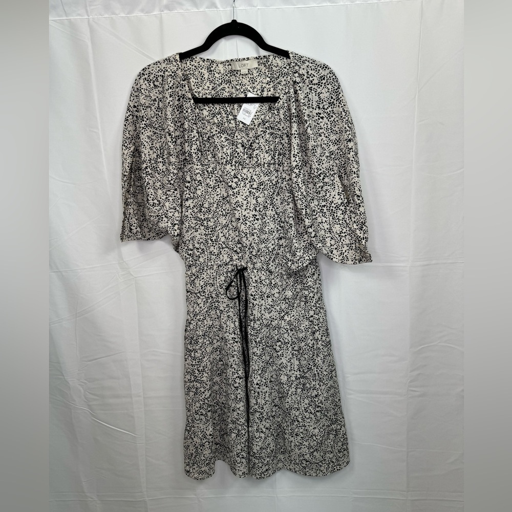 Ann Taylor Loft Short Drape Sleeve Dress
